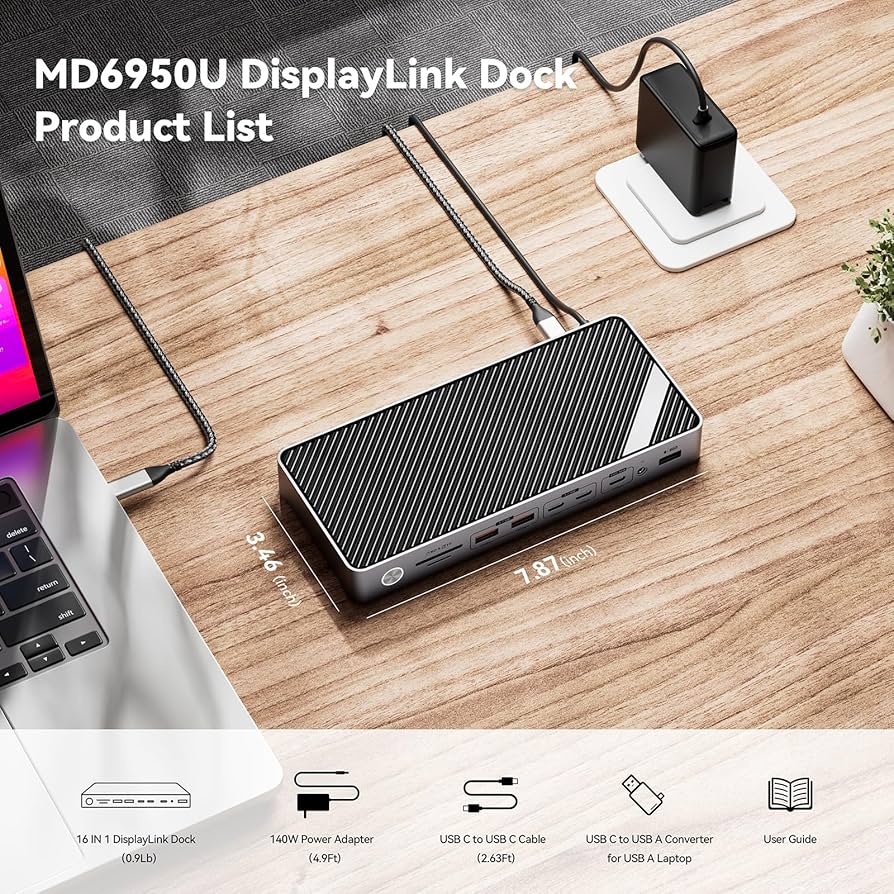 DisplayLinkドッキングステーション Kensington、DisplayLinkチップを採用しApple M1/M2/M3チップ